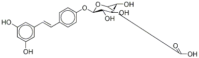 trans Resveratrol 4O-b-D-Glucuronide Struktur