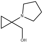 Cyclopropanemethanol, 1-(1-pyrrolidinyl)- (9CI) Struktur