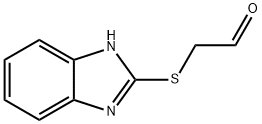 Acetaldehyde, (1H-benzimidazol-2-ylthio)- (9CI) Struktur