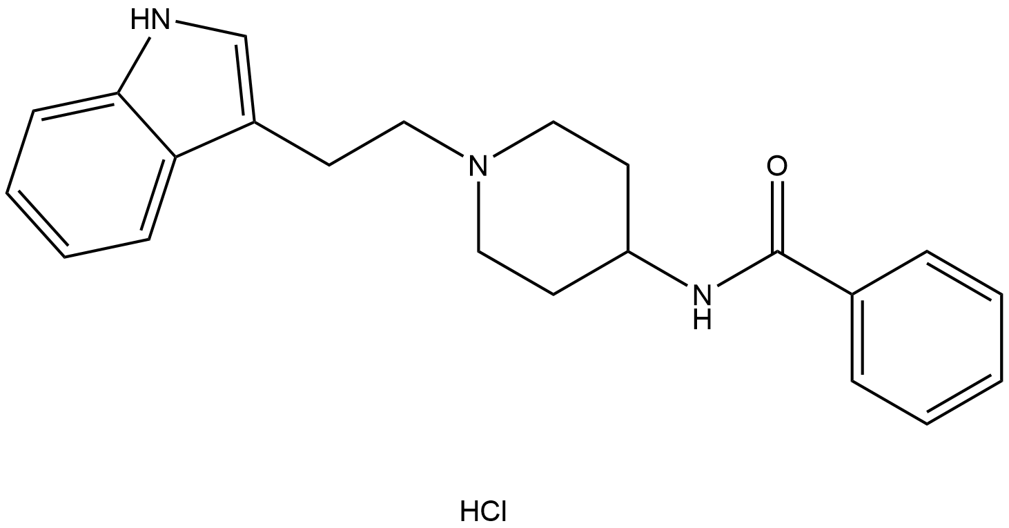 INDORAMIN HYDROCHLORIDE Struktur