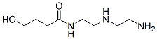 N-[2-[(2-aminoethyl)amino]ethyl]-4-hydroxybutyramide Struktur