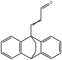 3-(9,10-ethano-9(10H)-anthryl)acrylaldehyde  Struktur