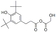 3,5-bis(1,1-dimethyethyl)-4-hydroxyBenzenepropanoic acid oxy-2,1-ethandiol ester Struktur