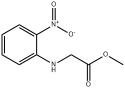 (2-Nitro-phenylamino)-acetic acid methyl ester Struktur