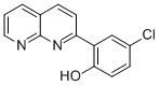 Phenol, 4-chloro-2-(1,8-naphthyridin-2-yl)- (9CI) Struktur