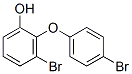 2-(4-Bromophenoxy)-3-bromophenol Struktur