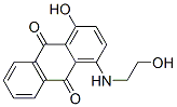 1-hydroxy-4-[(2-hydroxyethyl)amino]anthraquinone Struktur