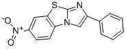 7-NITRO-2-PHENYLIMIDAZO[2,1-B]BENZOTHIAZOLE Struktur