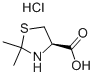 (R)-2,2-DIMETHYL 4-THIAZOLIDINECARBOXYLIC ACID HYDROCHLORIDE Struktur