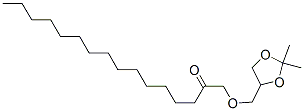 1-[(2,2-Dimethyl-1,3-dioxolan-4-yl)methoxy]-2-hexadecanone Struktur