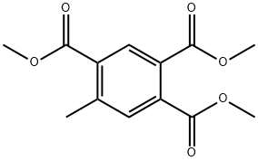 5-Methyl-1,2,4-benzenetricarboxylic acid trimethyl ester Struktur