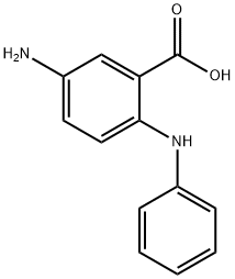 5-Amino-2-(phenylamino)benzoic acid Struktur