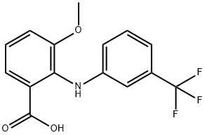 Benzoic  acid,  3-methoxy-2-[[3-(trifluoromethyl)phenyl]amino]- Struktur