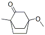 1-Methyl-4-methoxybicyclo[2.2.2]octane-2-one Struktur