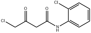 4-chloro-N-(2-chlorophenyl)-3-oxobutyramide Struktur