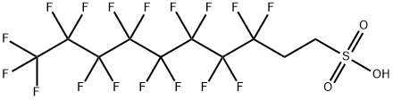 3,3,4,4,5,5,6,6,7,7,8,8,9,9,10,10,10-heptadecafluorodecanesulphonic acid Struktur