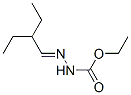 Hydrazinecarboxylic  acid,  (2-ethylbutylidene)-,  ethyl  ester  (9CI) Struktur