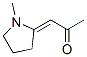 2-Propanone, 1-(1-methyl-2-pyrrolidinylidene)- (9CI) Struktur