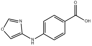 Benzoic acid, 4-(4-oxazolylamino)- (9CI) Struktur