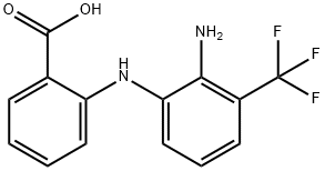 Benzoic  acid,  2-[[2-amino-3-(trifluoromethyl)phenyl]amino]- Struktur