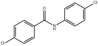 4-CHLORO-N-(4-CHLOROPHENYL)BENZAMIDE Struktur