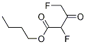 Butanoic acid, 2,4-difluoro-3-oxo-, butyl ester Struktur