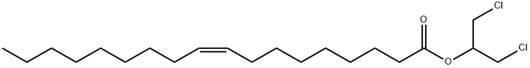 1,3-dichloropropan-2-yl (Z)-octadec-9-enoate Struktur