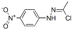 N-(p-Nitrophenyl)ethanehydrazonoyl chloride Struktur