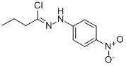 Butyryl chloride p-nitrophenylhydrazone Struktur