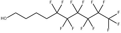 1H,1H,2H,2H,3H,3H,4H,4H-Perfluorodecan-1-ol Struktur