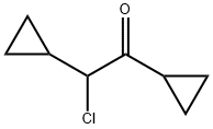 Ethanone, 2-chloro-1,2-dicyclopropyl- (9CI) Struktur