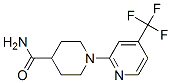 4-PIPERIDINECARBOXAMIDE, 1-[4-(TRIFLUOROMETHYL)-2-PYRIDINYL]- Struktur