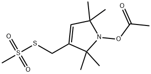 (1-Acetoxy-2,2,5,5-tetramethyl-d-3-pyrroline-3-methyl) Methanethiosulfonate Struktur