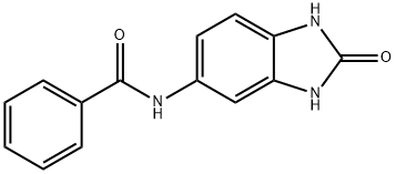 Benzamide, N-(2,3-dihydro-2-oxo-1H-benzimidazol-5-yl)- (9CI) Struktur