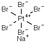 SODIUM HEXABROMOPLATINATE(IV) Struktur