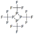 1,2,3,4-Tetrakis(trifluoromethyl)tetraphosphetane Struktur