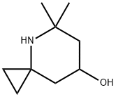 4-Azaspiro[2.5]octan-7-ol, 5,5-dimethyl- (9CI) Struktur