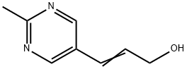 2-Propen-1-ol, 3-(2-methyl-5-pyrimidinyl)- (9CI) Struktur