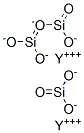 yttrium silicate Struktur