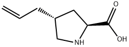 L-Proline, 4-(2-propenyl)-, (4R)- (9CI) Struktur