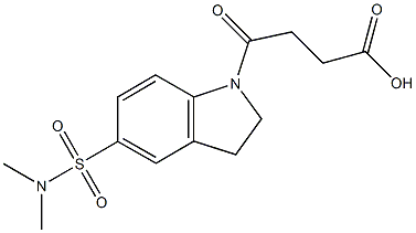 4-{5-[(DIMETHYLAMINO)SULFONYL]-2,3-DIHYDRO-1H-INDOL-1-YL}-4-OXOBUTANOICACID
 price.