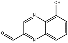 2-Quinoxalinecarboxaldehyde,  5-hydroxy- Struktur