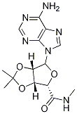 (3aR,4S,6aS)-6-(6-Amino-purin-9-yl)-2,2-dimethyl-tetrahydro-furo[3,4-d][1,3]dioxole-4-carboxylic acid methylamide