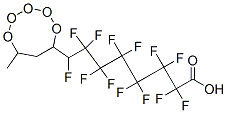 3,5,7,9,11-Pentaoxatridecafluorododecanoic acid Struktur