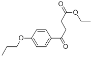 ETHYL 4-OXO-4-(4-N-PROPOXYPHENYL)BUTYRATE Struktur