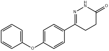 6-(4-Phenoxyphenyl)-4,5-dihydropyridazin-3(2H)-one Struktur