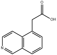 2-(isoquinolin-5-yl)acetic acid Struktur