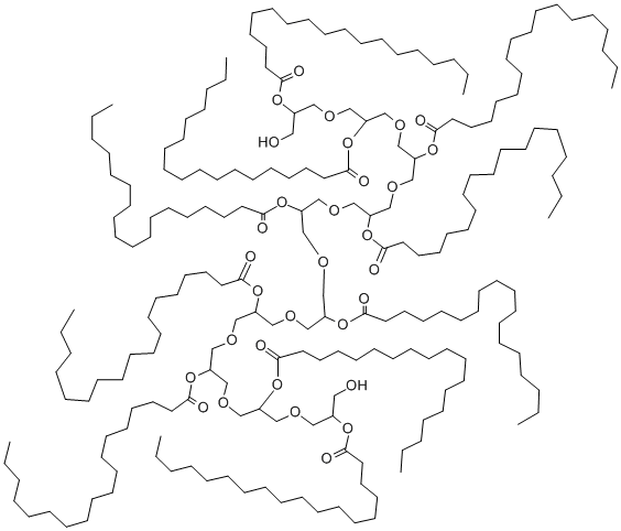 DECAGLYCEROL DECASTEARATE Struktur