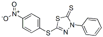 5-(p-nitrophenylthio)-3-phenyl-1,3,4-thiadiazole-2(3H)-thione Struktur