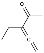 3,4-Pentadien-2-one, 3-ethyl- (9CI) Struktur